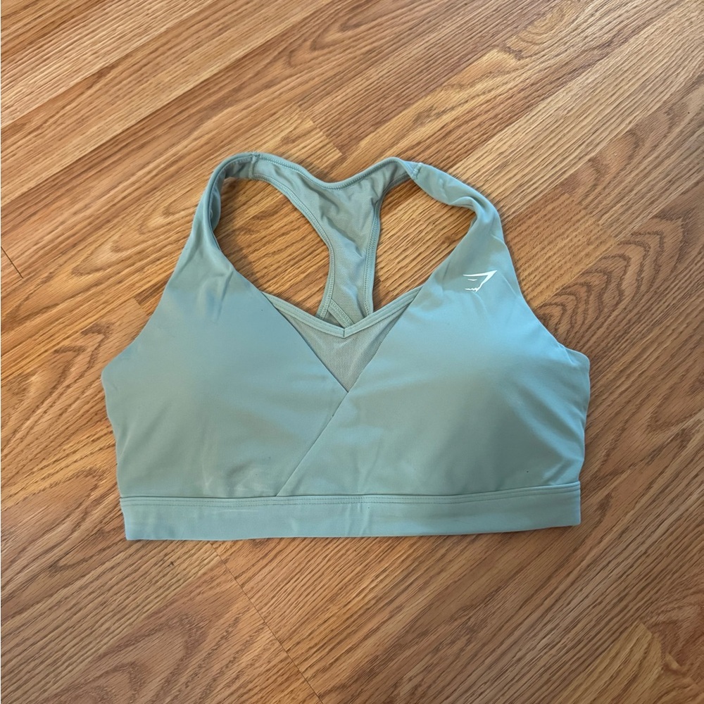 Gymshark Green Racerback Sports Bra